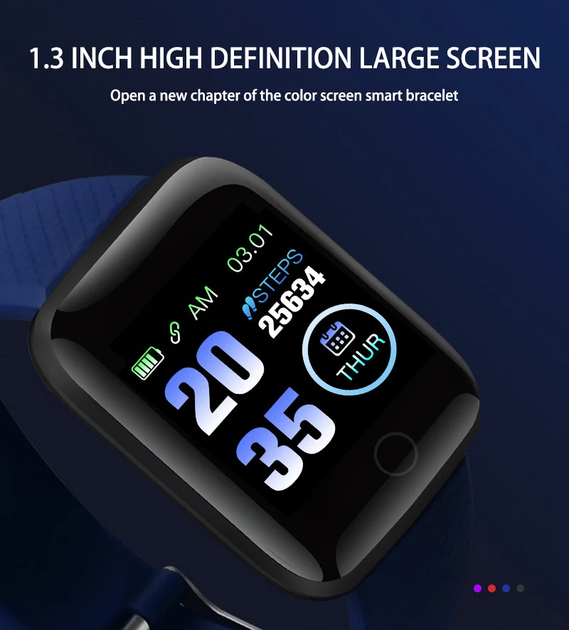 Smart Watches Women Men Fitness Bracelet With Blood Pressure Measurement Life Waterproof For Android Ios Phone |