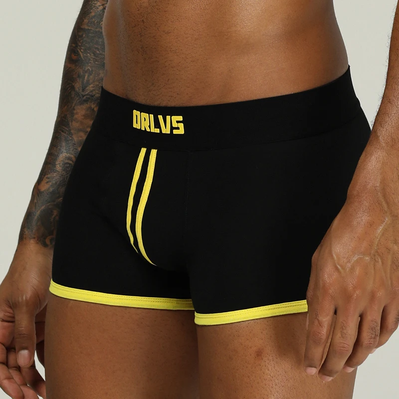 

ORLVS Brand male underwear men boxers para hombre men underpants boxer shorts ropa interior hombre mesh boxers calzoncillo