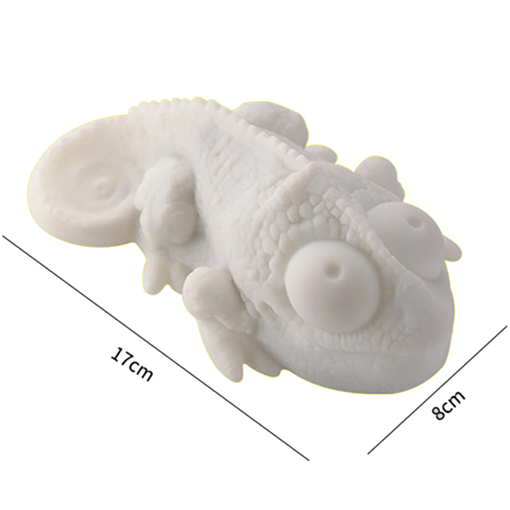 

LED Night Light Adorable Pet Chameleon Lantern Induction Discoloration Atmosphere Bedside Clap Lamp USB Battery Power