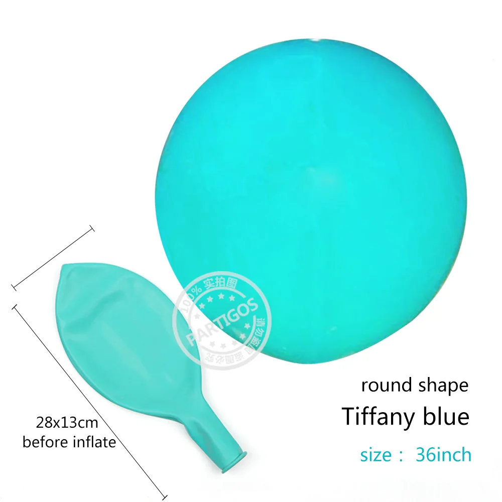 Гигантский воздушный шар тиффани 1 шт. 36 дюймов ярко розовый яркий гелиевый