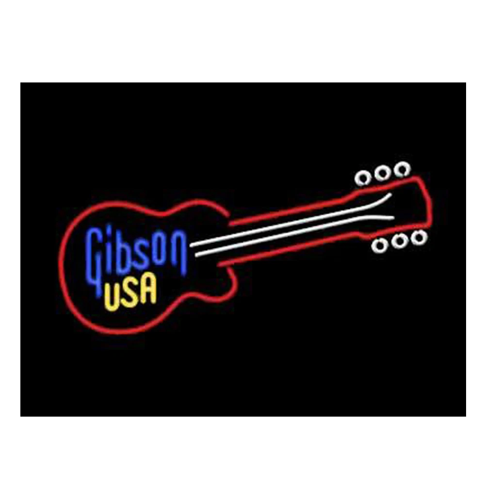 Гибсон США Гитара на заказ ручной работы Настоящая стеклянная трубка напиток бар