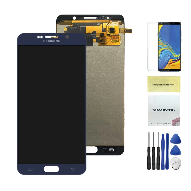 100% тест для Samsung Galaxy Note 5 Note5 N920A N9200 SM-N920 N920C ЖК-сенсорный экран дигитайзер