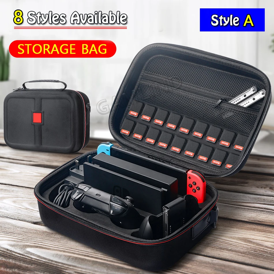 

Nintend Switch Big Storage Carrying Bag NS Cute Deluxe EVA Travel Hard Case Cover Portable Suitcase for Nintendo Switch Console