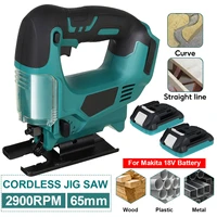 drillpro 21v 65mm 2900rpm cordless jigsaw electric jig saw rechargeable adjustable woodworking power tool for makita 18v battery