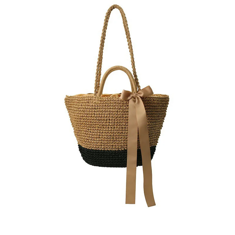 Новая трендовая плетеная женская сумка высокого качества Ручная на плечо Модные