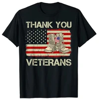 thank you veterans combat boots veteran day american flag t shirt best seller