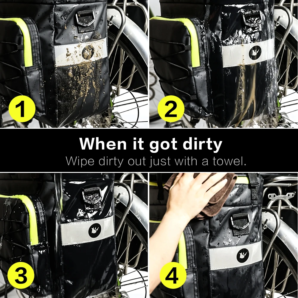 Сумка для багажника 3 в 1 горного и шоссейного велосипеда |