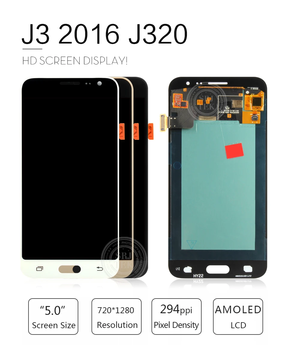 AMOLED/OLED/TFT дисплей j3 для samsung J3 дисплей J320 J320A J320F J320M сенсорный дигитайзер экран стекло для galaxy j320f lcd
