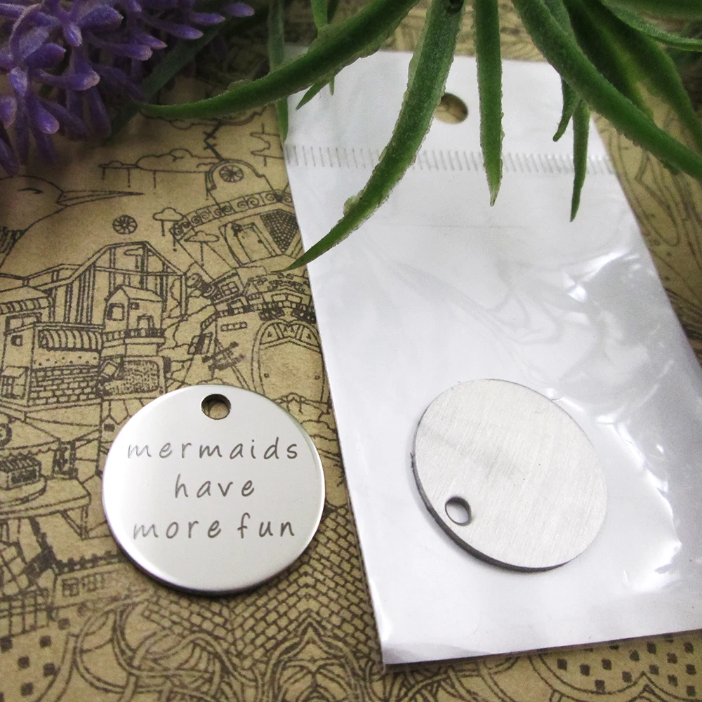 10 шт.-подвески из нержавеющей стали «Русалочки», 5 стилей на выбор, подвески «сделай сам» для ожерелья, браслета