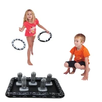 ring toss game inflatable toss game set with 2 ring toss flinflatable tombstone drink ice bucket throwing ring toss game set