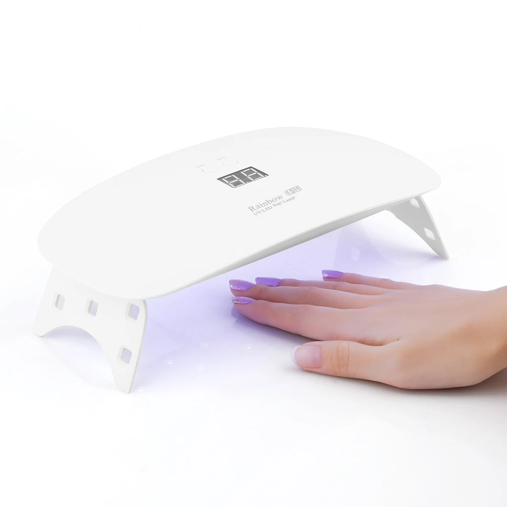 Светодиодный УФ светильник для маникюра Сушилка ногтей 36/24 Вт солнцезащитный