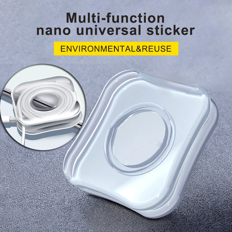 Car Phone Holder Universal Magic Stickers No Casual Paste Rubber Pad Wall Gel for Kitchen | Мобильные телефоны и