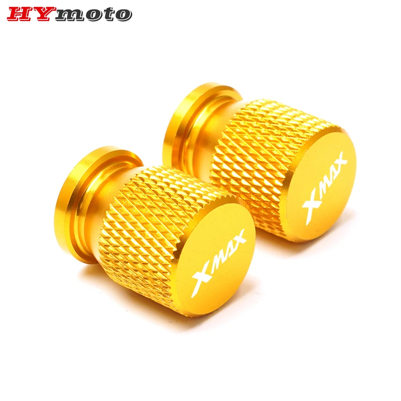 

With Logo XMAX For Yamaha XMAX125 XMAX250 XMAX300 XMAX400 Hot Deals Motorcycle CNC Accessorie Tire Valve Air Port Cover Stem Cap