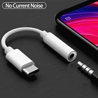 Оригинальный USB Type C до 3,5 мм разъем для наушников адаптер проводной гарнитуры с разъемом подачи внешнего сигнала AUX адаптер USB-C музыка конвертер кабель для Huawei Xiaomi