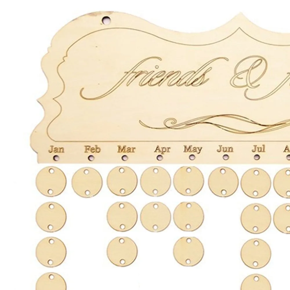 Advent календари деревянная доска напоминаний на день рождения семья и друзья