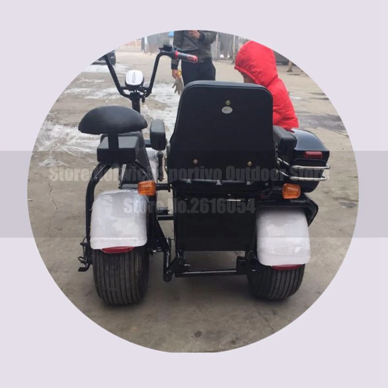Электрический скутер Citycoco Trike для взрослых шина электровелосипеда 2017 новейшая