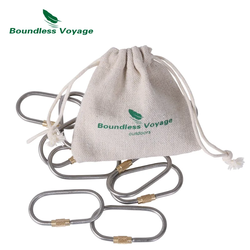 Безграничная Вояж Титан карабины наружные походные Крюк Пряжка с замком