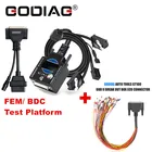 Тестовая платформа GODIAG FEM BDC для BMW FEM BDC программирования и Godiag OBD2-DB25 кабель работает вместе с фотокабелем