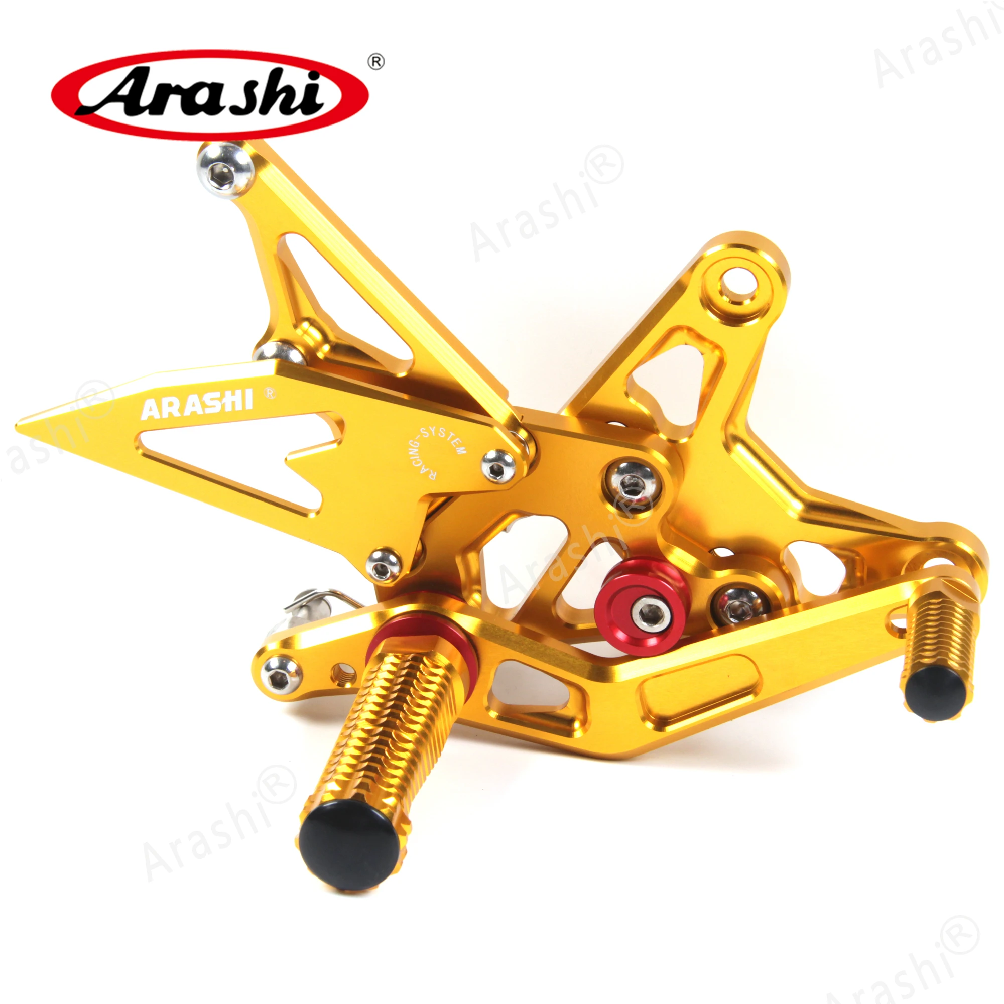 Араши для KAWASAKI ZX 6R ZX6R ZX636 2018 2019 2020 2021 QS Rearset регулируемая подножка подножек