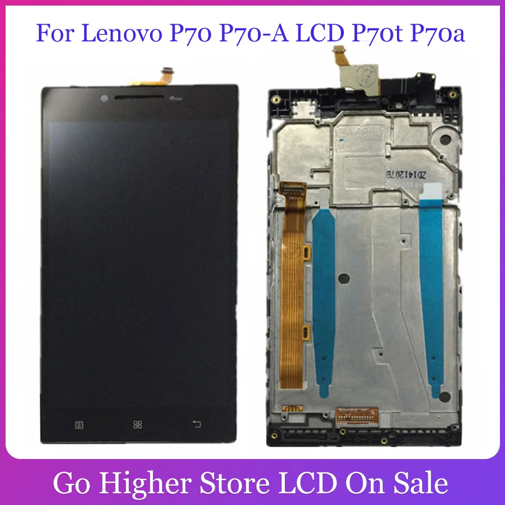 ЖК-дисплей 5 0 дюйма для Lenovo P70 P70-A P70t P70a сенсорный экран дигитайзер в сборе