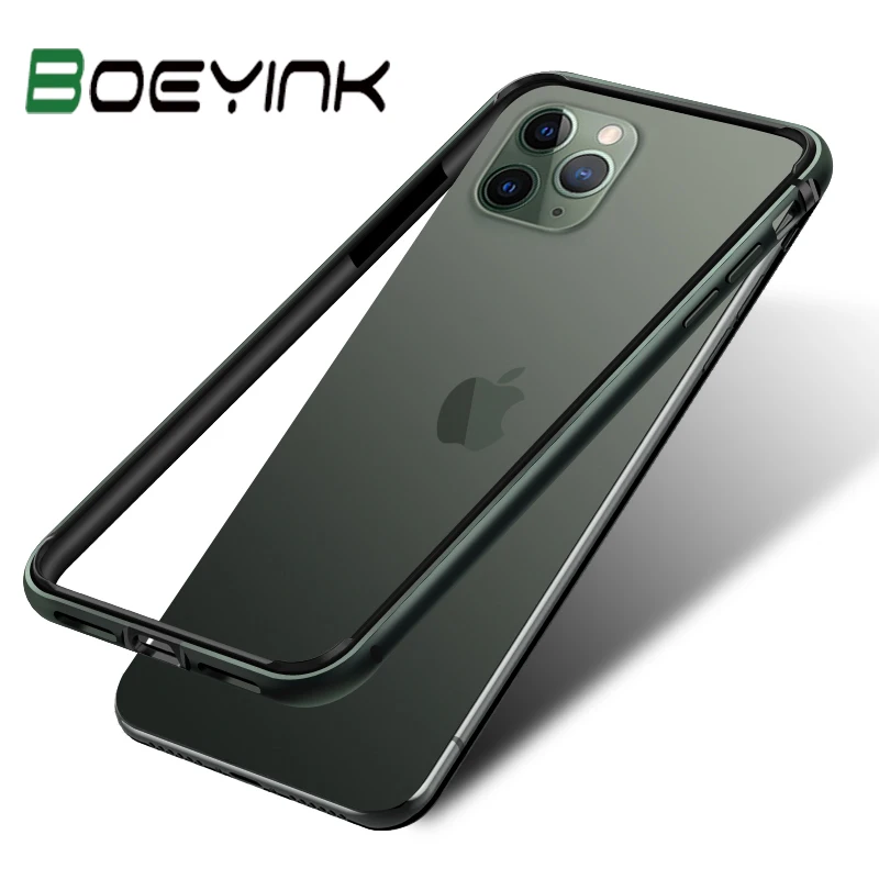 Алюминиевый бампер гибкий силиконовый чехол для iPhone 11 Pro Max XR XS роскошная