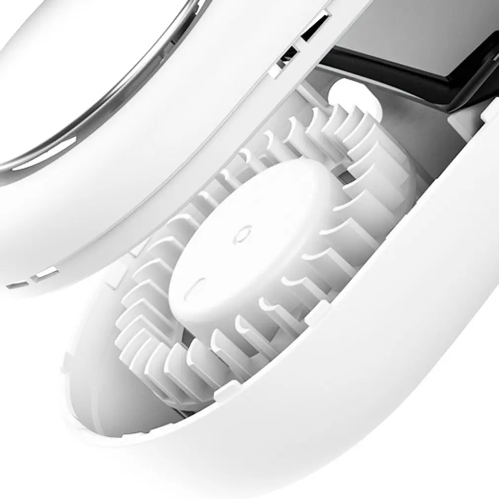 

Mini USB Portable Neck Fan With Rechargeable Battery Ultra Quiet Wind Portable Fan Pocket Air Cooler Air Conditioner