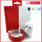 Оригинальный адаптер питания OnePlus 8T Warp Charge 65 Вт, белое зарядное устройство типа C на Тип C 6A, кабель для OnePlus 9R Nord 2 5G 9 Pro