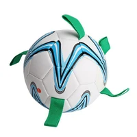interactive football dog toy elasticity puppy outdoor training play fun soccer pet bite chew ball toy with rope football