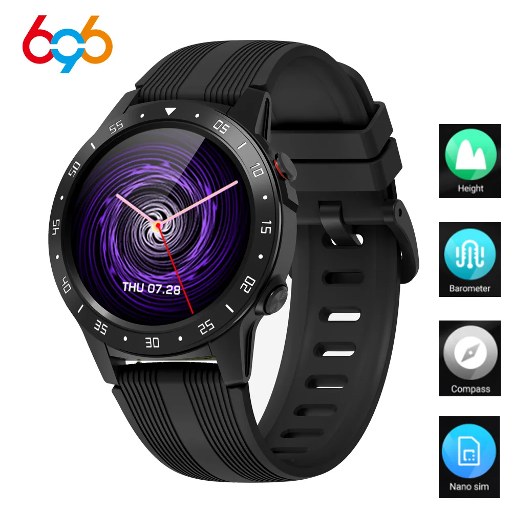Smartch M5S GPS Смарт часы Для мужчин независимых карты вызова монитор сердечного ритма