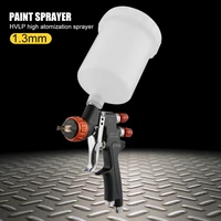 1 3mm professional hvlp air spray gun paint sprayer 600ml gravity feed airbrush kit car furniture painting tool