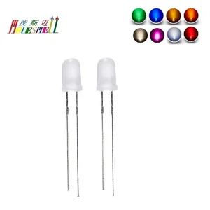 Image for 1000pcs 5mm Led Diffused Milky White Lens Red Yell 