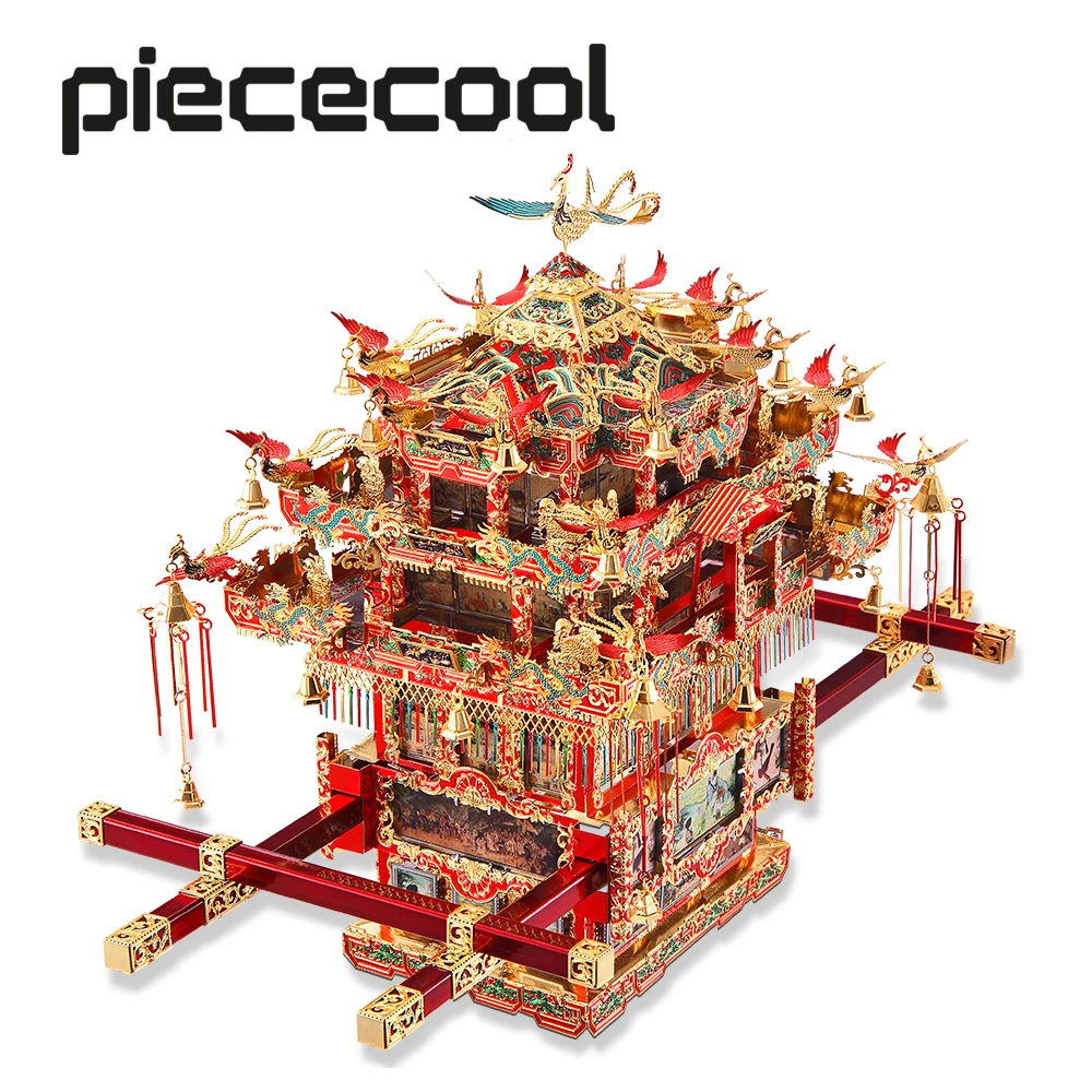 Металлический 3D-пазл Piececool-Свадебный седан стул фотомодель строительные наборы