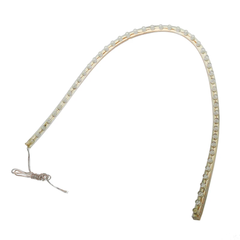 Новый 48 см 48LED 12V LED тележка на колесах гибкий Гриль свет лампы с белой