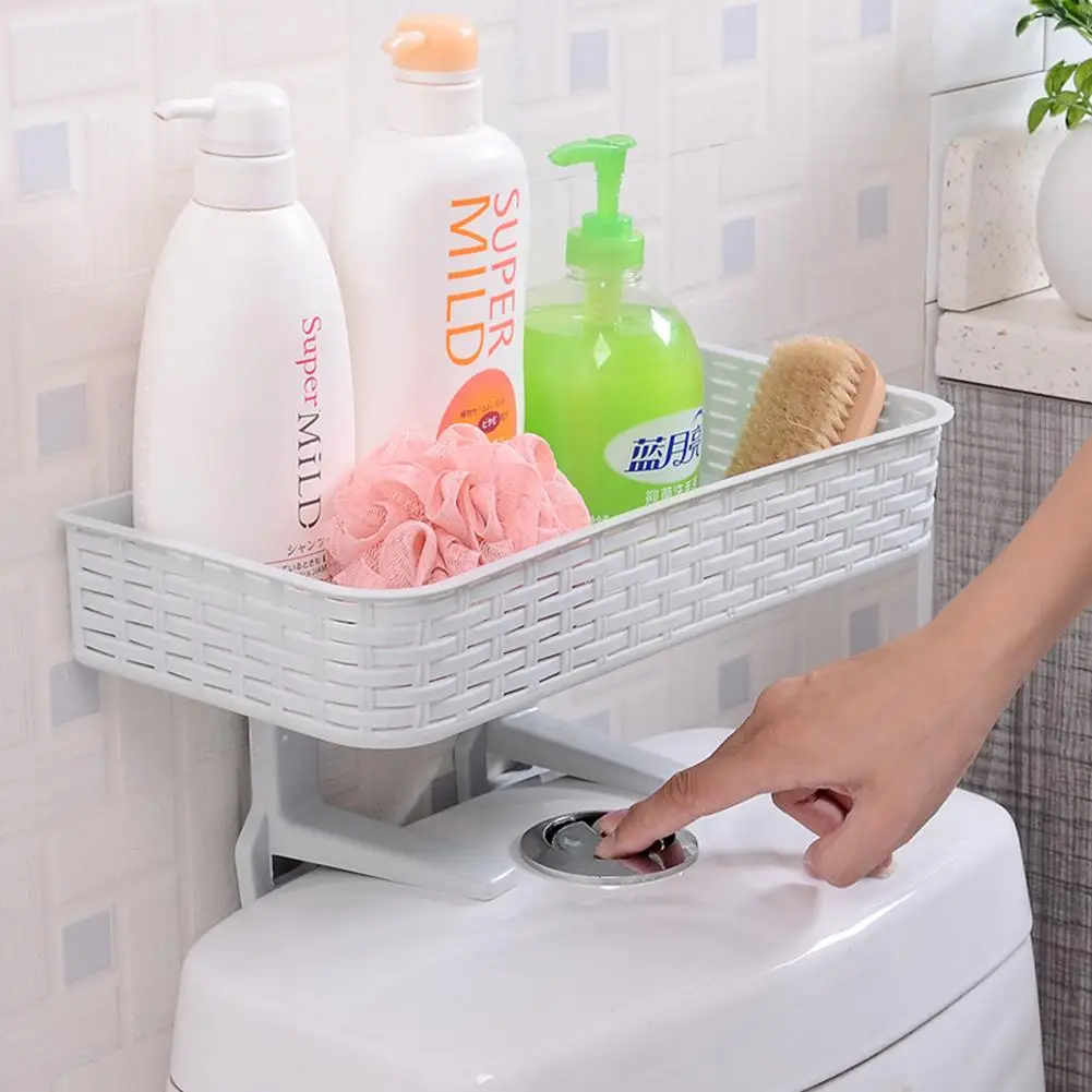 Стеллаж для хранения настенная полка ванная туалет кухня органайзер стены