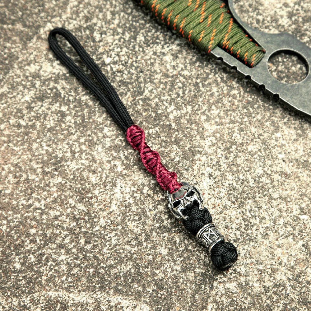 Мужской брелок в виде вампира мужской Плетеный нож из Паракорда подвеска амулет