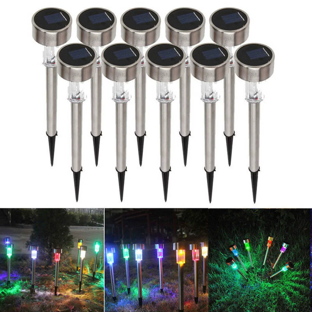 

Outdoor Garden LED Solar Light Landscape Path Spot Lights Waterproof Yard Lamp C1