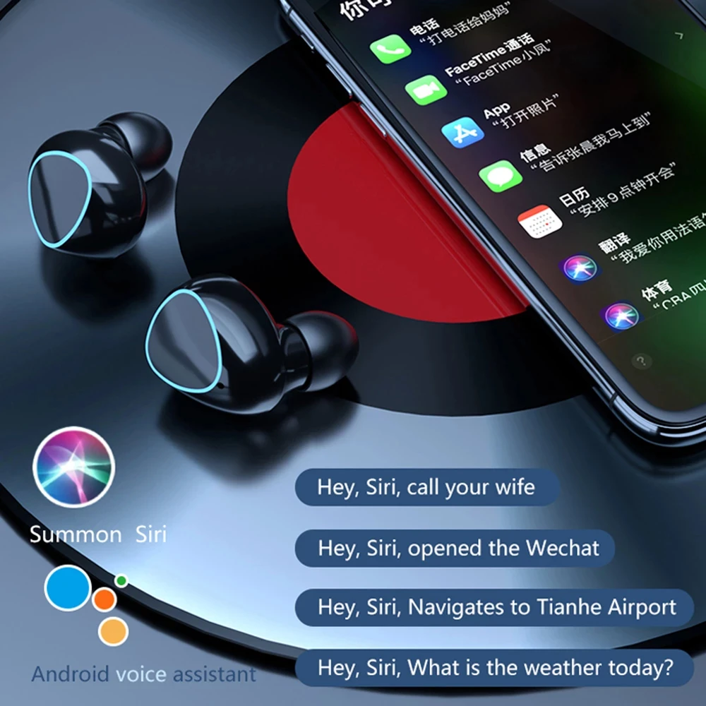 TWS-стереонаушники с зарядным футляром поддержкой Bluetooth 5 1 и на 3500 мА · ч - купить по