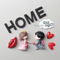 new house wedding wedding couple wedding room love fridge magnets home refrigerator decoration small gift products magnets