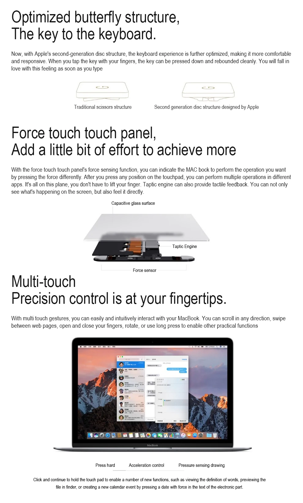 US Captain Original, Being Used, Mac Book 12 inch Intel Core M 256GB, Laptop Without Technical Damage, Space Gray