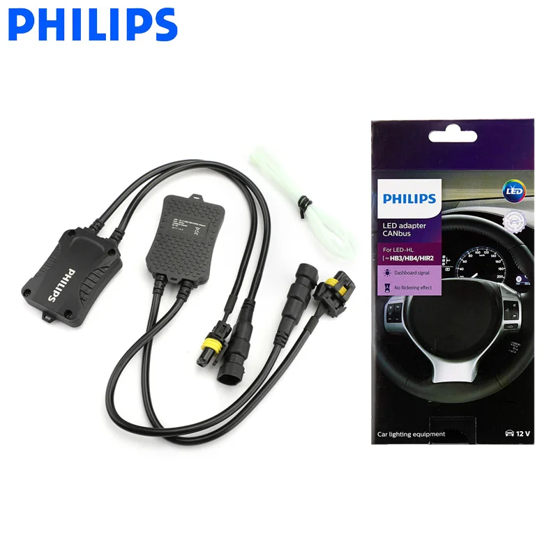 Адаптер для светодиодной CAN шины Philips декодер автомобильных ламп H4 H7 H8 H11 H16 9005 9006