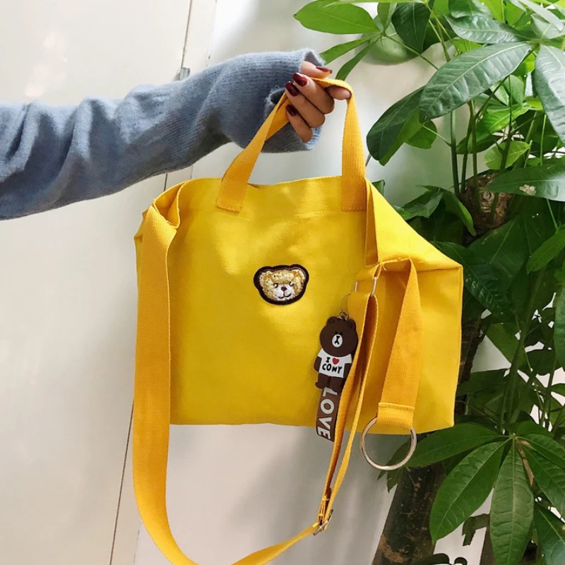 

Women's Bag Crossbody Handbag Designer Female Shopper Fashion Simple Quality Bolsas Korean Shoulder Canvas Bags for Women Tote