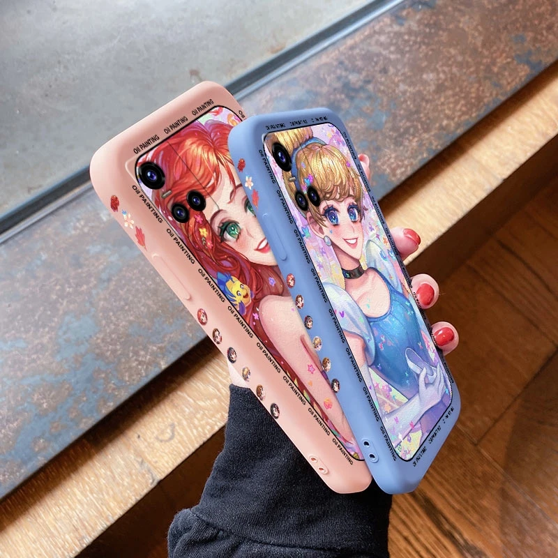 

For vivo s10 Pro s9 Fall proof case cartoon beauty pattern protective cover