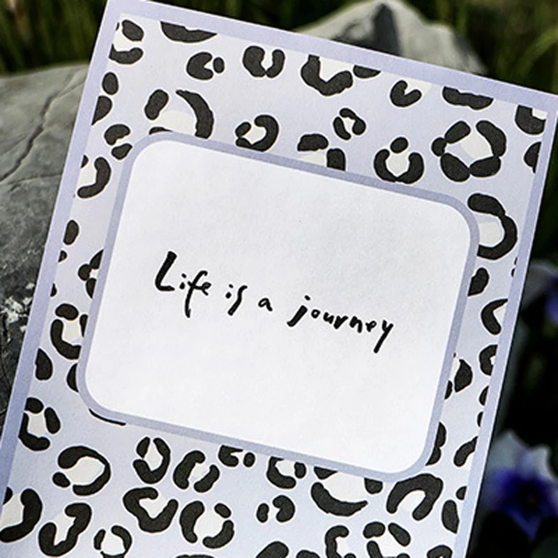 

Kawaii Leopard Memo Pad Cute Panther Sticky Notepad To Do List Creative DIY Office Decorative Stationery Girl School Supplies