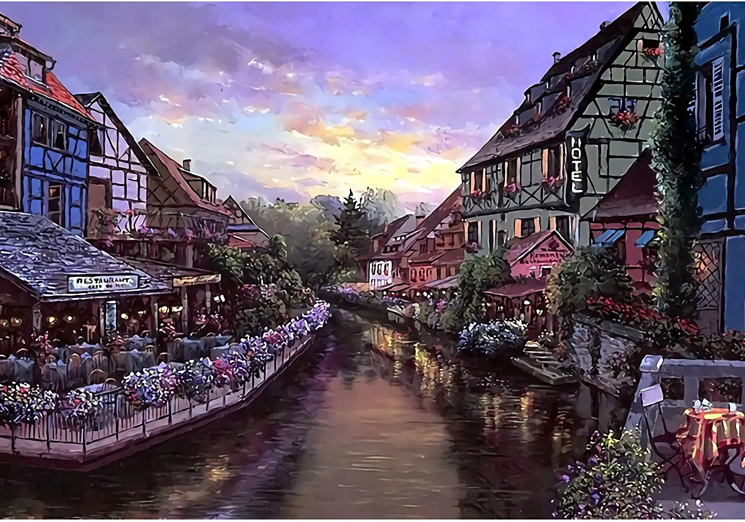 

1000 Piece Puzzle Jigsaw Puzzle for Teens & Adults (Aromatic Town)