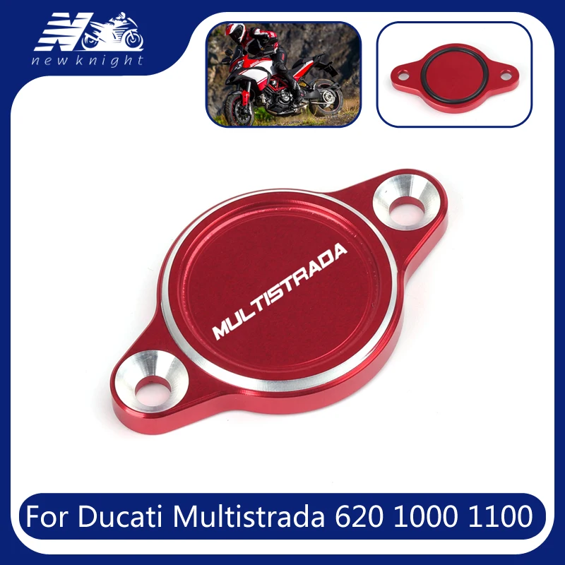

For Ducati Multistrada 620 Dark 1000 S 1100 S Motorcycle CNC Aluminum Alloy Engine Case Oil Filter Cover Cap Slider Accessories