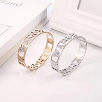 custom name bracelets for women men copper bracelet jewelry bracelet with zircon name bangles personalized jewelry joy gifts