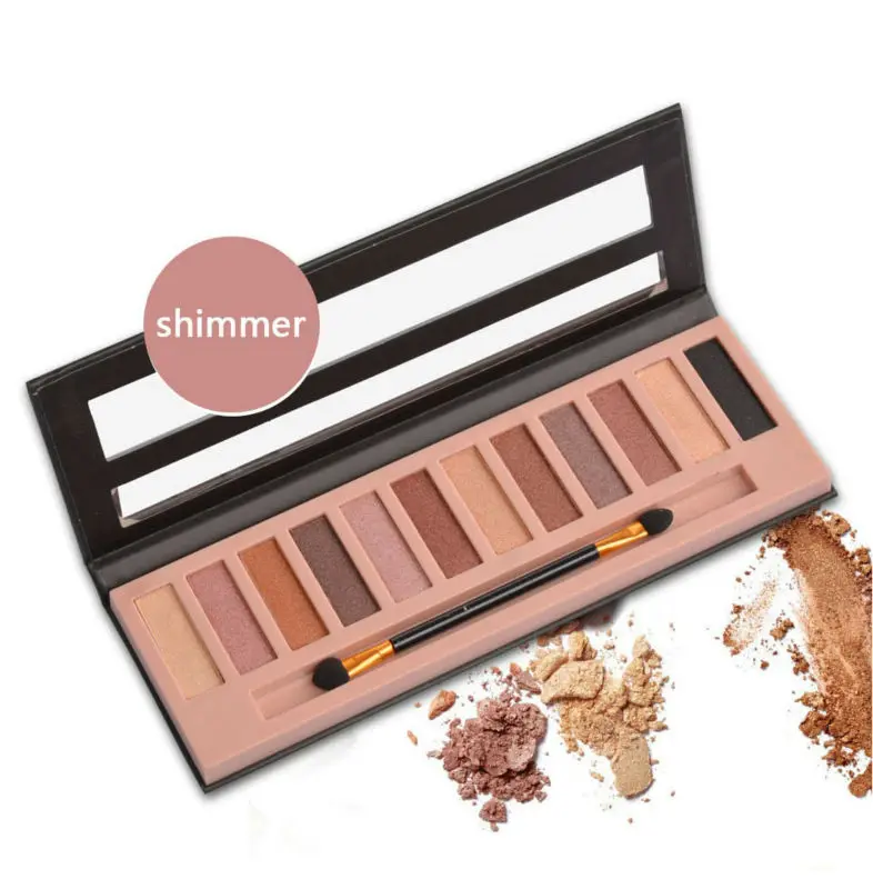 В виде бабочек новинка 12 Цвет тени для век палитра макияжа мерцающие пигменты