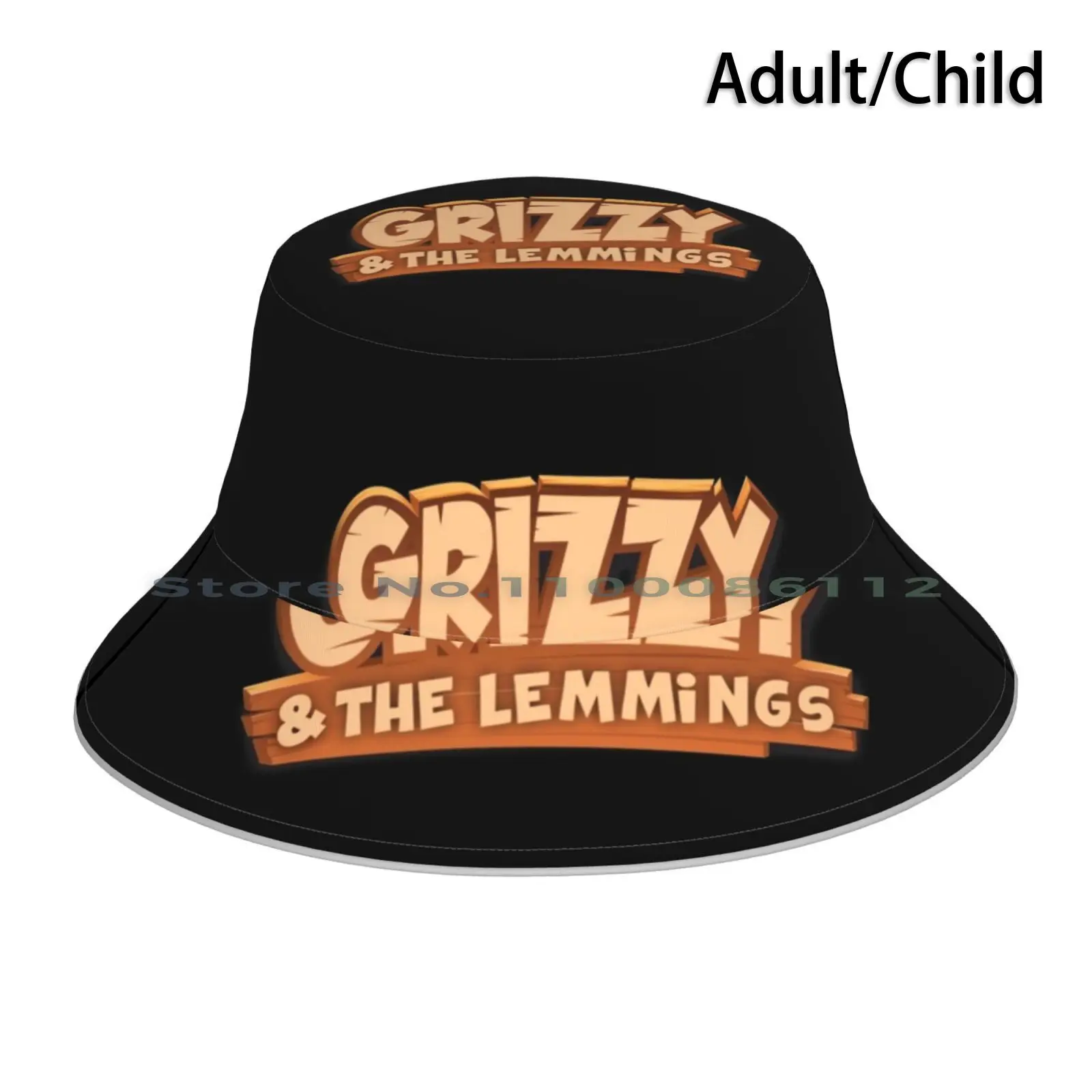 Панама Grizzy And The lemtimes Солнцезащитная шапка мультяшный детский сериал для