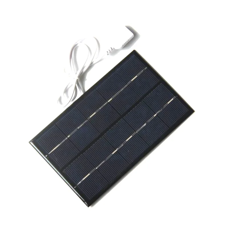 

USB Solar Panel Outdoor 12V160MA Portable Solar Charger Pane Climbing Fast Charger Polysilicon Travel Charger Generator