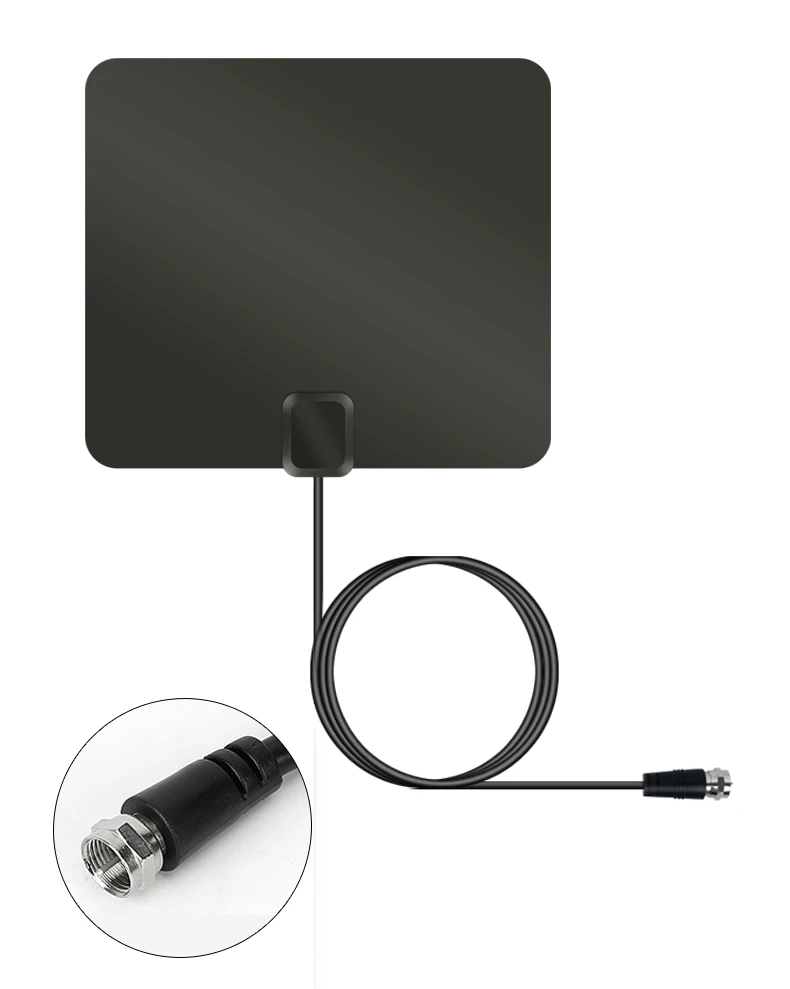 1080P HD комнатная плоская универсальная ТВ антенна DVB T2 ATSC ISDB цифровая прозрачная